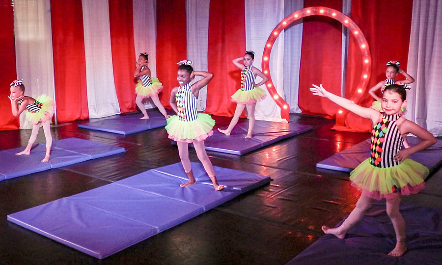 The clever and creative Circus theme for the dance recital