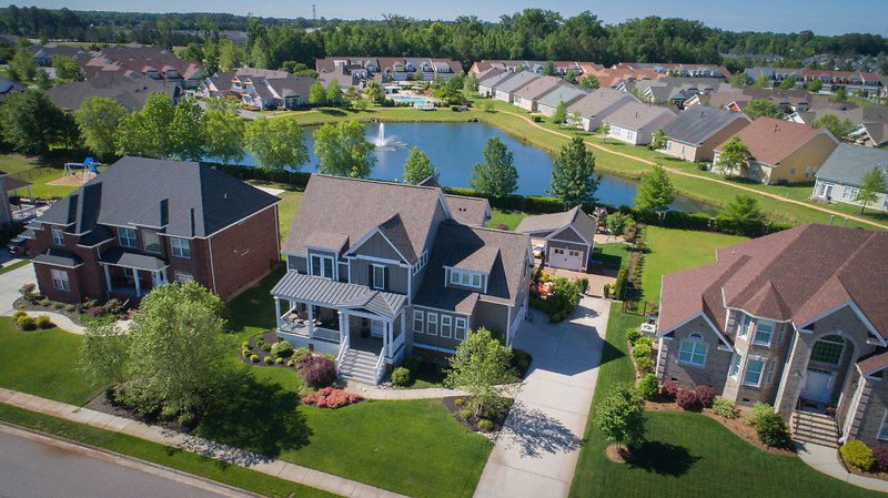 Aerial images provide a better view of a property's surroundings