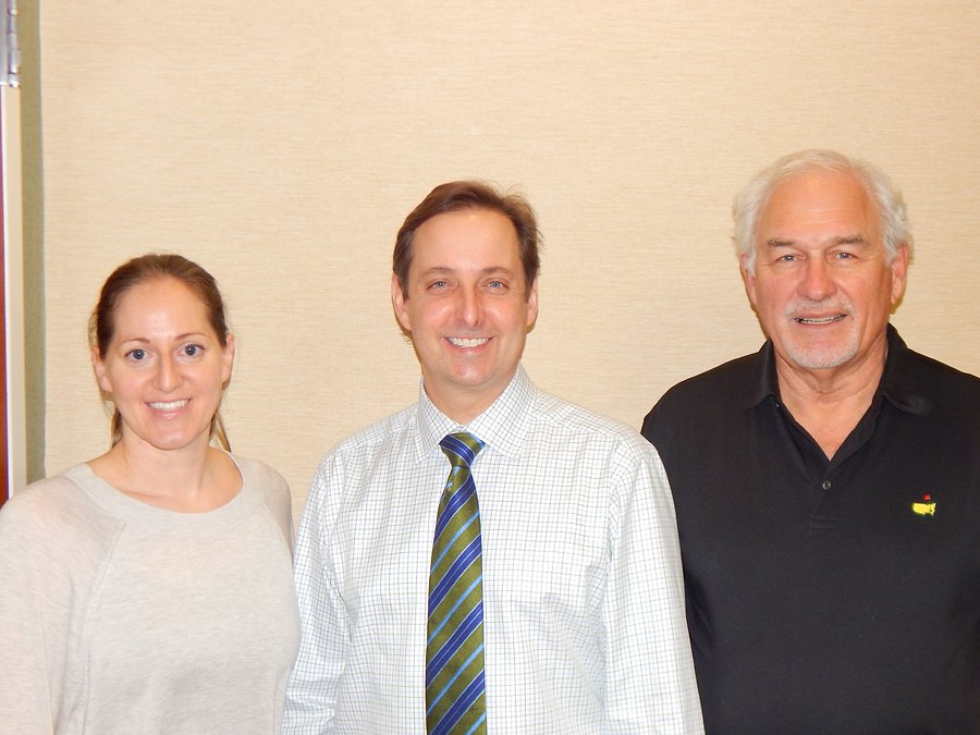 From left, Drs. Kelly Paxton, Brian Midgette and James Baker