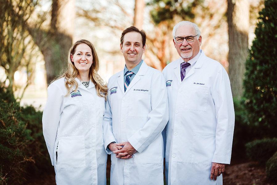 Drs. Kelly Paxton, Brian Midgette and James Baker <BR> Photo by The Girl Tyler