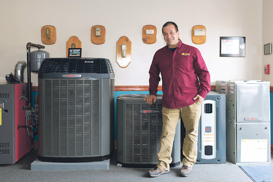 Larry Smiley founded Smileyâ€™s Heating & Cooling 33 years ago. <BR>Photo by Michele Thompson