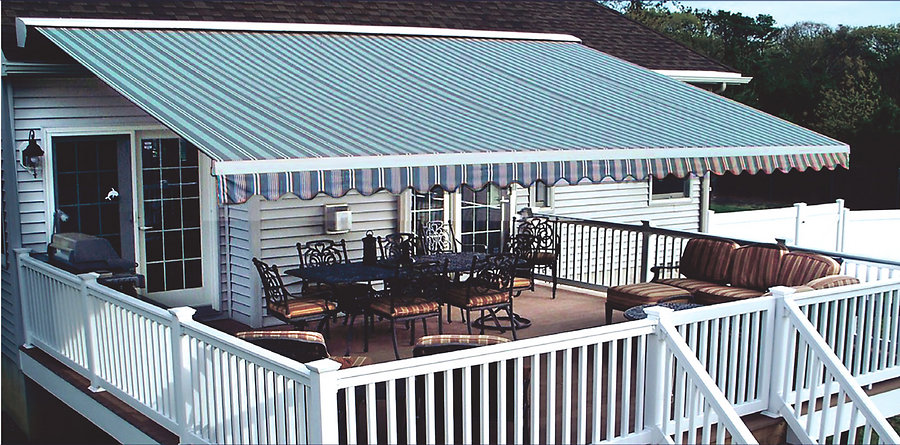 Retractable awnings provide shade when its wanted and sun when itâ€™s not.
