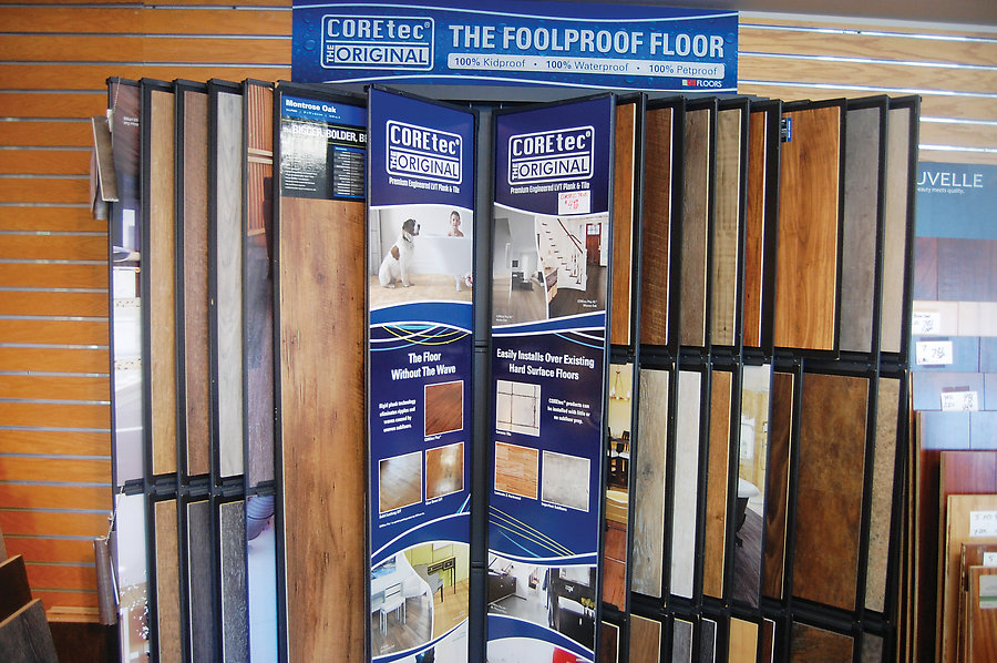 Examples of the new high-quality flooring products available from Family Flooring.