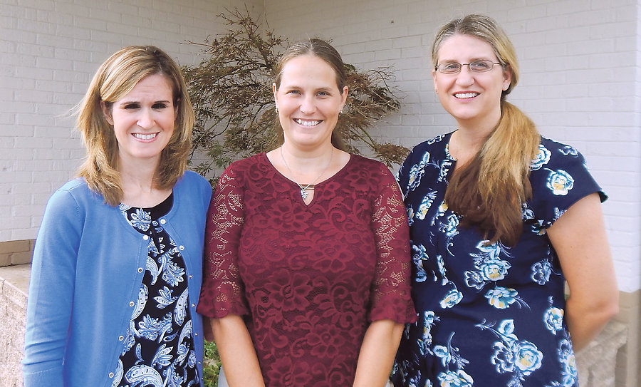 Three of Family Medicine Healthcareâ€™s dedicated staff. <BR> From left: Dr. Kristin Ramsey, Physician Assistant Jesse Albers  and Dr. Kristen A. Reineke-Piper. 