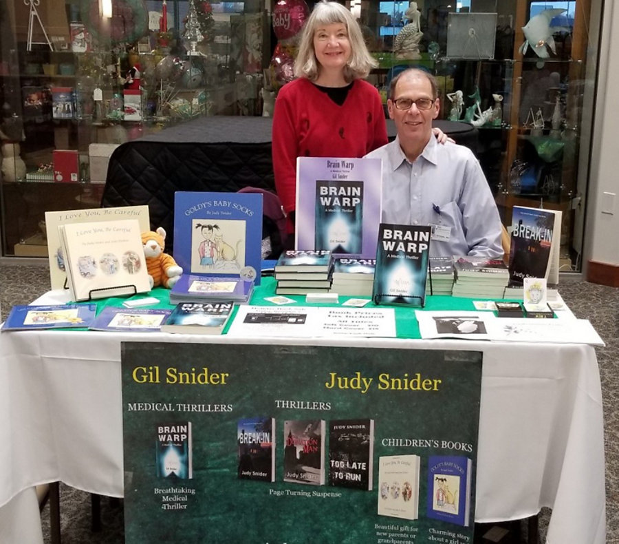Gil and Judy Snider at a recent book signing