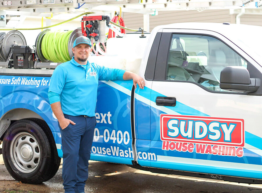 Mickey Ferrell, owner of Sudsy House Washing